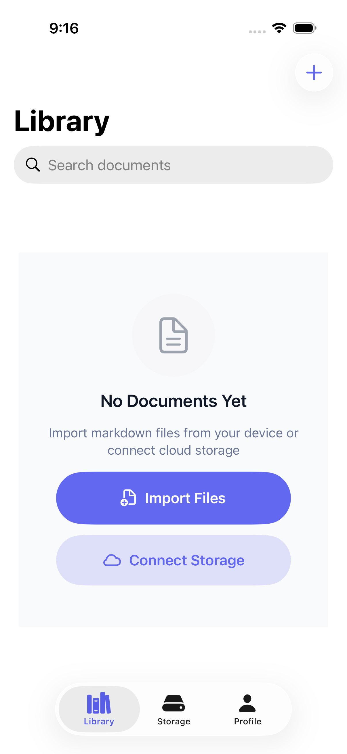 MD HD reader displaying a formatted Markdown document